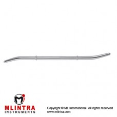Hank Uterine Dilator Fig. 13/14 Brass - Chrome Plated, 26.5 cm - 10 1/2" Diameter 6.5 - 7.0 mm Ø